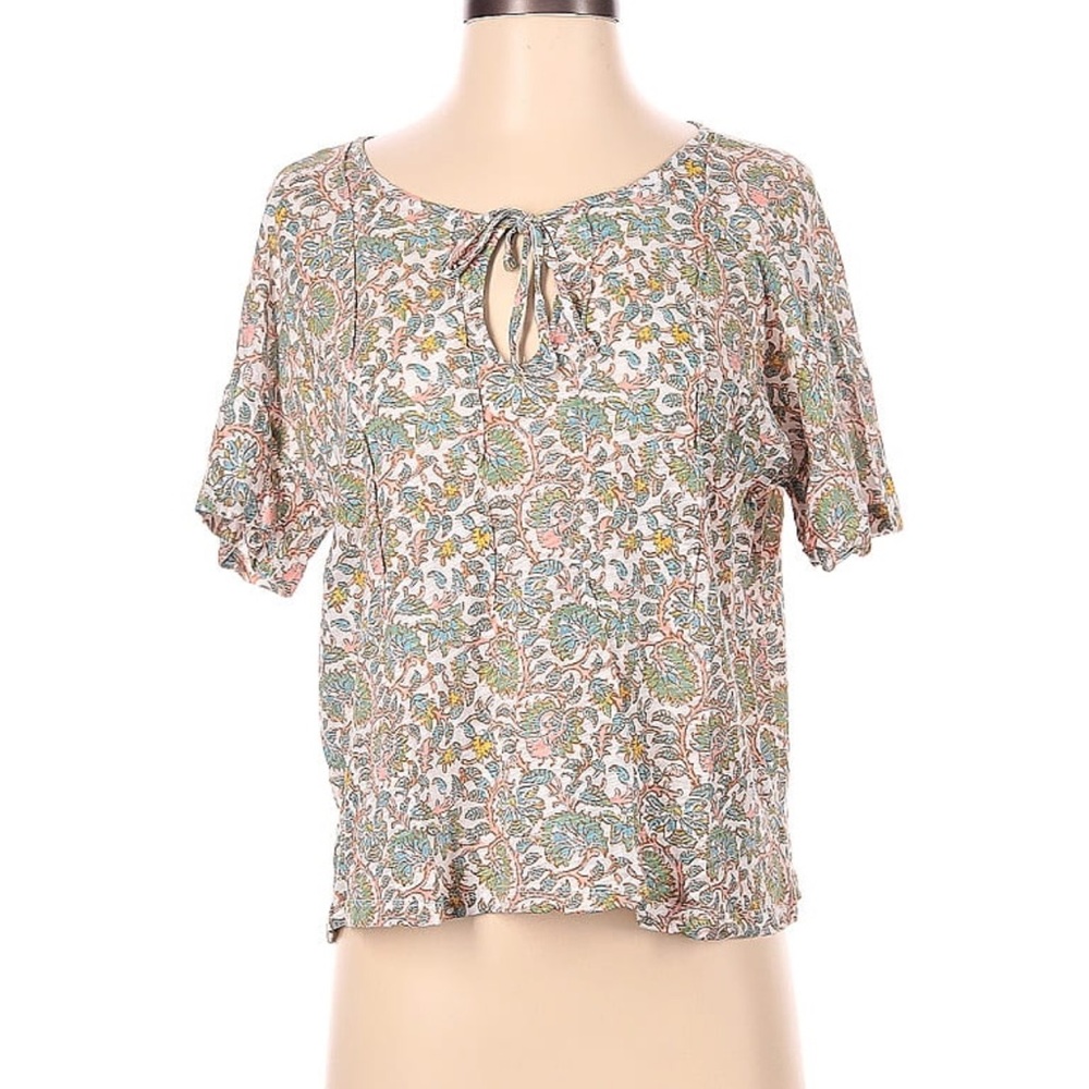 Lucky Brand Paisley Multi Color Shirt